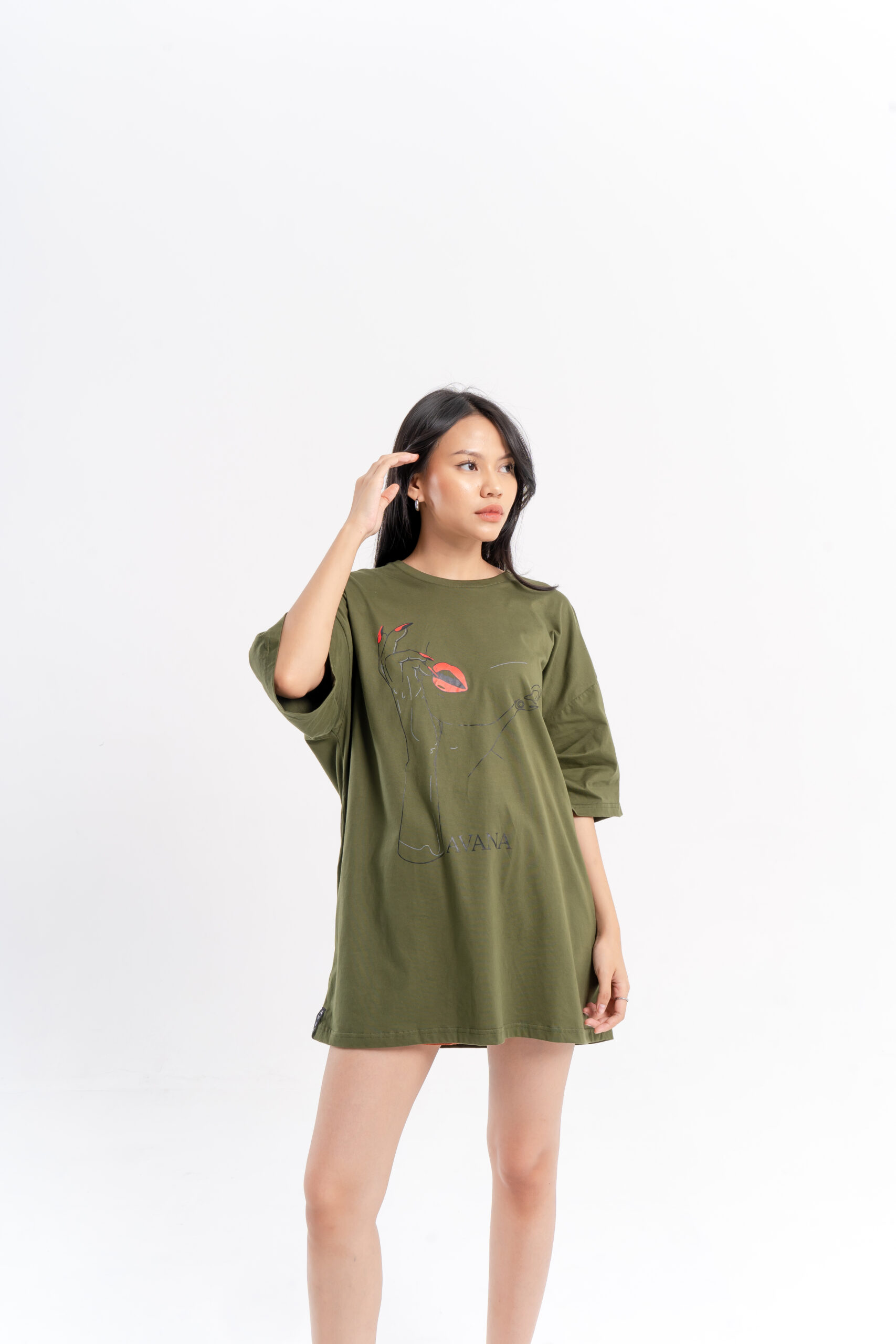 Oversized Tshirt - green avana collections